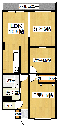 荒木ビル 奇数部屋リノベ後