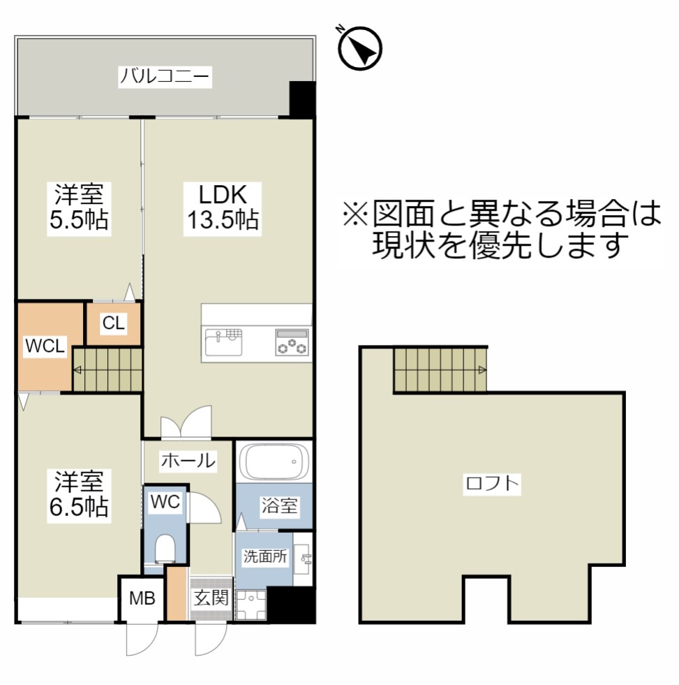コンプレート金田 間取り