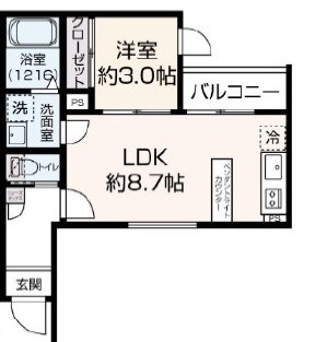 fika（フィーカ）戸畑 間取り