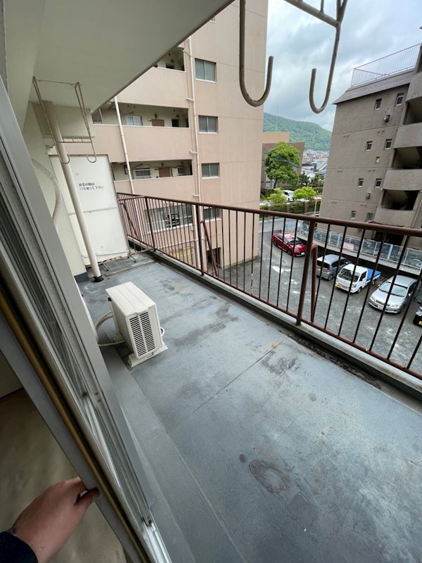 第一白石ビル ベランダ