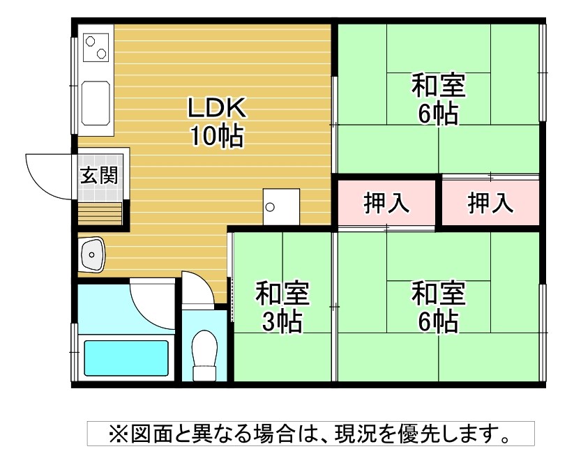 コーポ植田 間取り