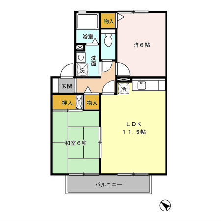 アネックス小原 間取り