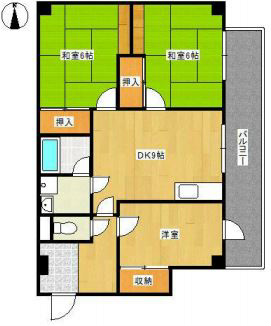 エレガンス中井 間取り