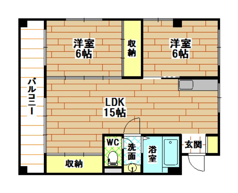 木村ビル（黒原） 間取り