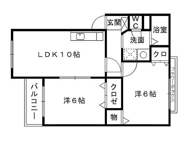 シャトーＫ葛原 間取り
