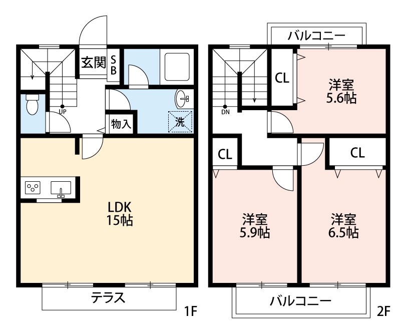 プレザントタウン 間取り