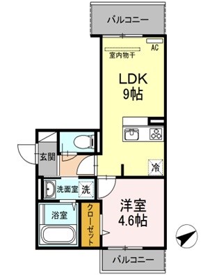 D-room城野 間取り