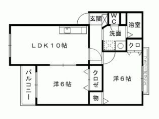 シャトーＫ葛原 間取り
