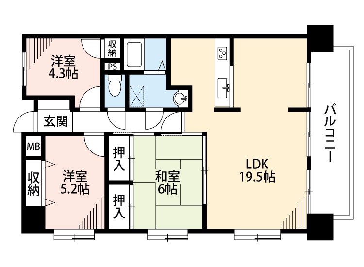 クラブハウス企救丘 間取り