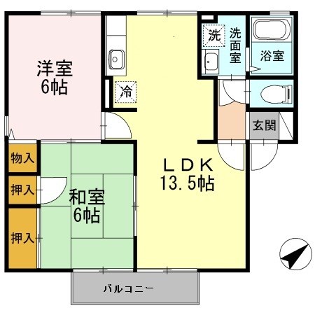 フロンティアS・Ⅱ 間取り