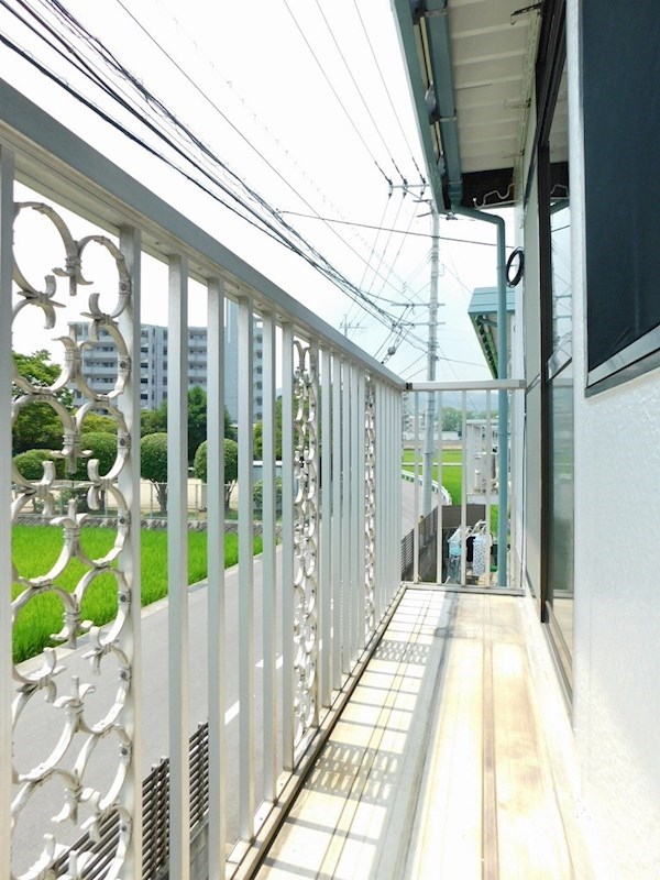 ハイツ桜橋 A棟 ベランダ