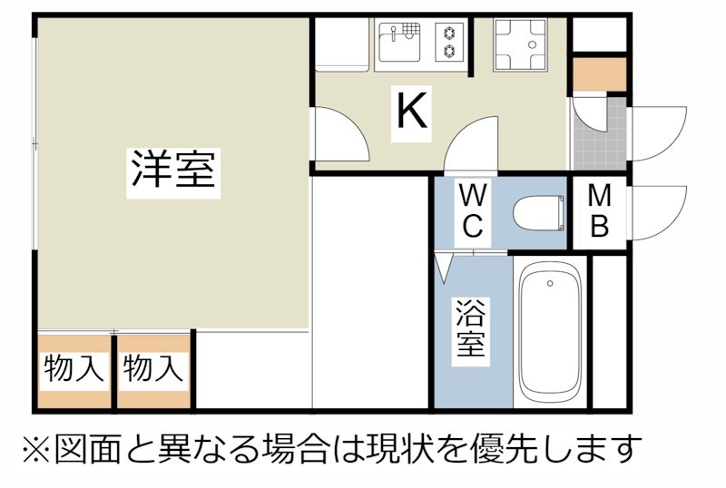 ミルキーウェイ片野 間取り
