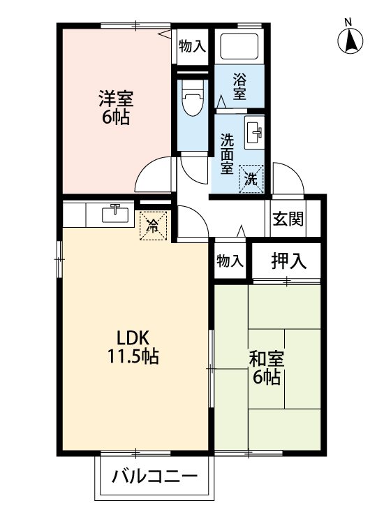 クレール長尾 間取り