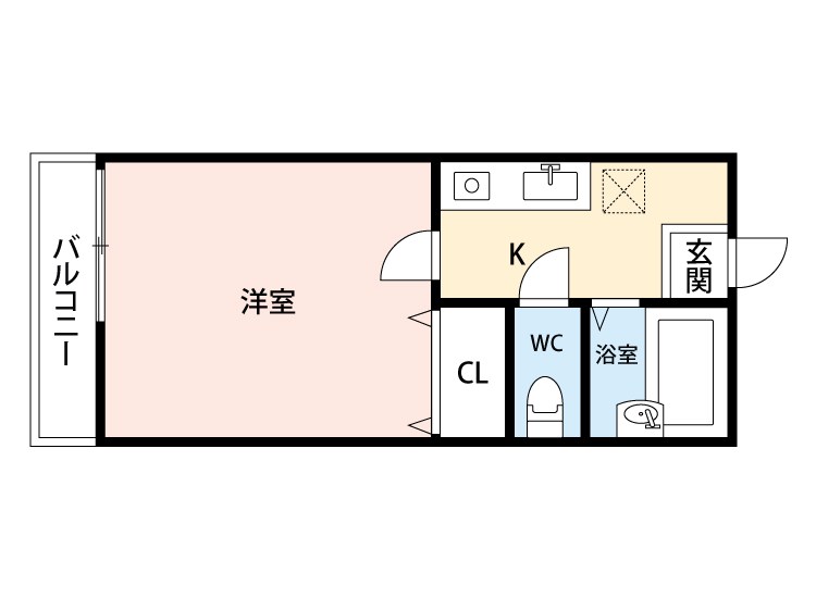 エクシヴ大里Ⅰ 間取り