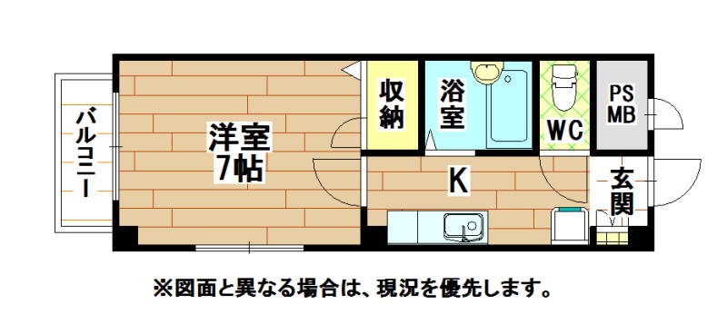 リバーライフ板櫃 間取り