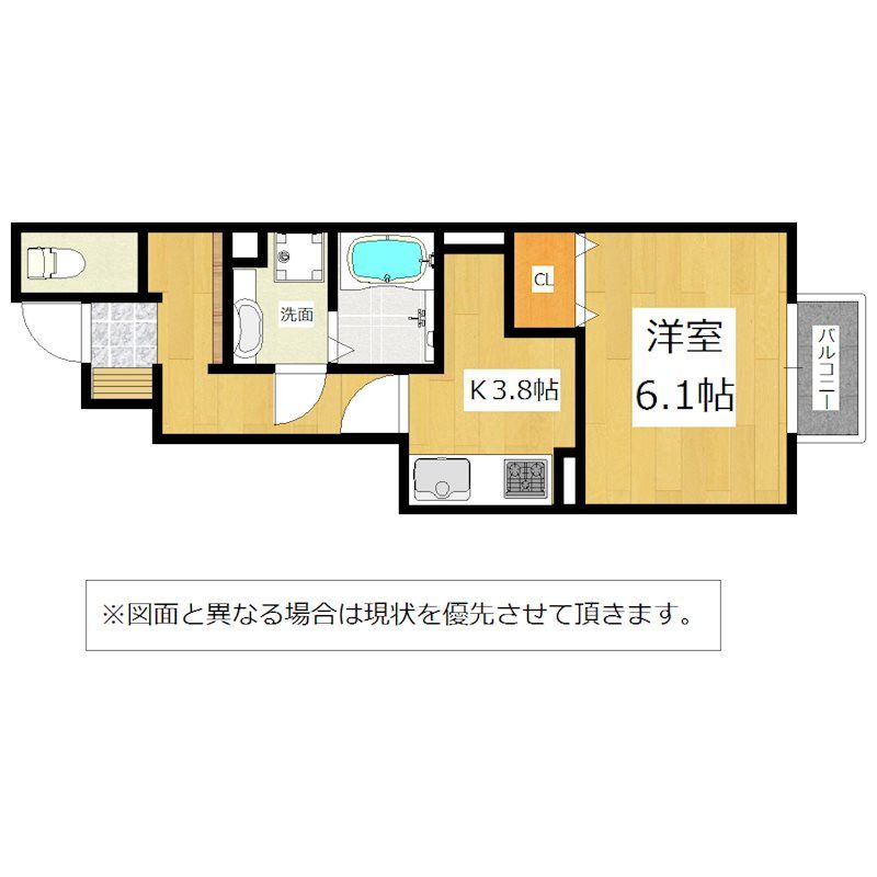 paisible palais（ﾍﾟｲｽﾌﾞﾙ ﾊﾟﾚ） 間取り