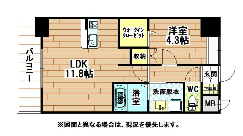 アドヴァンスコート中井 間取り