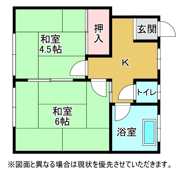 つるや荘 間取り
