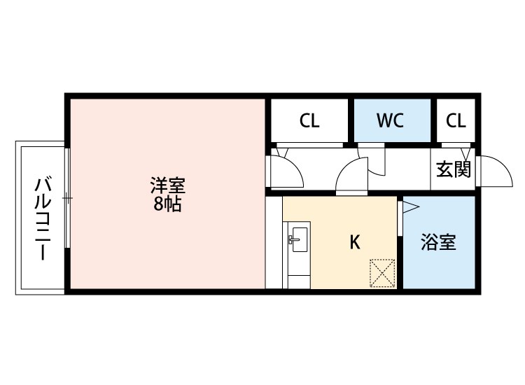 アーバンハイツ瓜生A棟 間取り