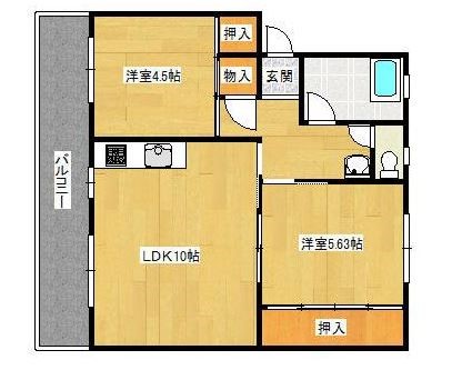ユートピア葛原 間取り