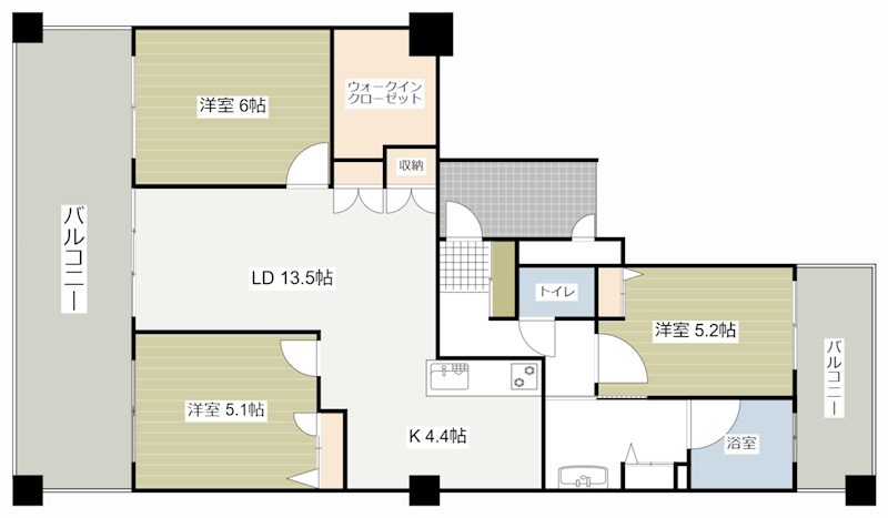 以和貴マンション金田 間取り