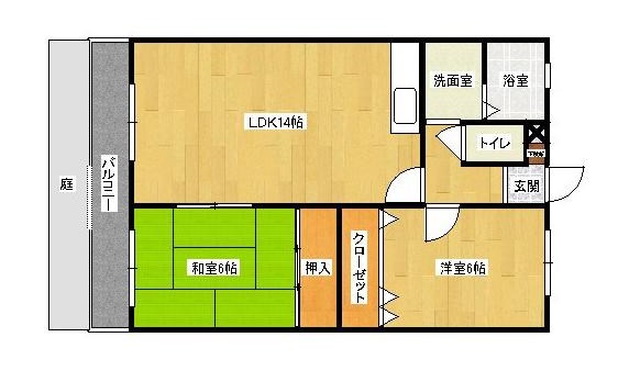 エルスール小原川Ⅱ 間取り