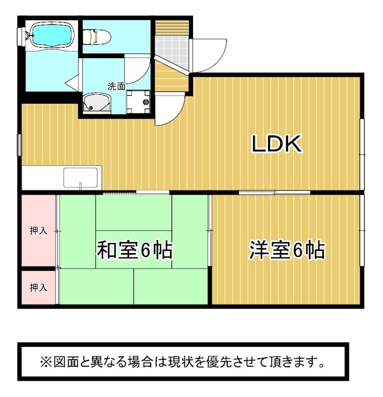 セゾン則松Ⅱ  間取り