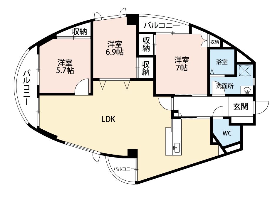 ハーベスト守恒 間取り