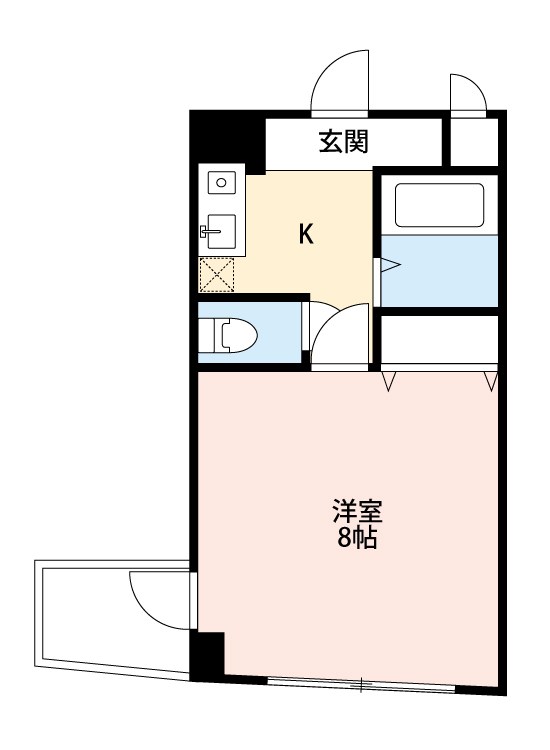 ギャラン北方 間取り