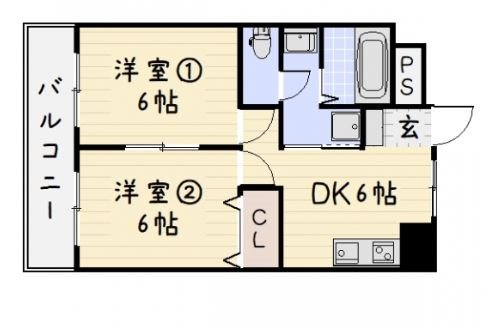 クローバージャパンビル 間取り