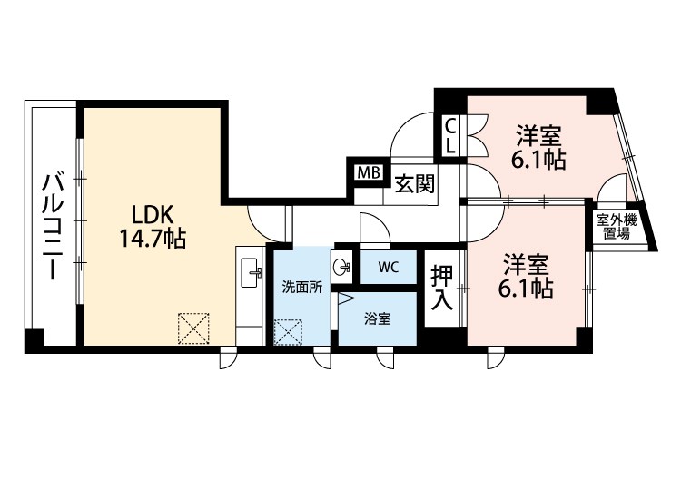 ダ　ヴィンチⅤ 間取り