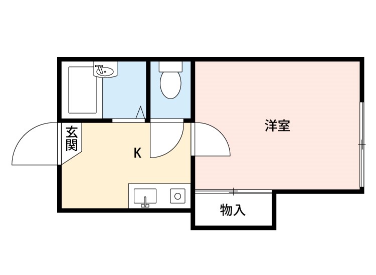 レクレドール穴生 間取り