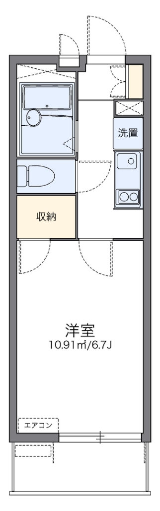 レオパレスＲｕｒｉｎａ 間取り