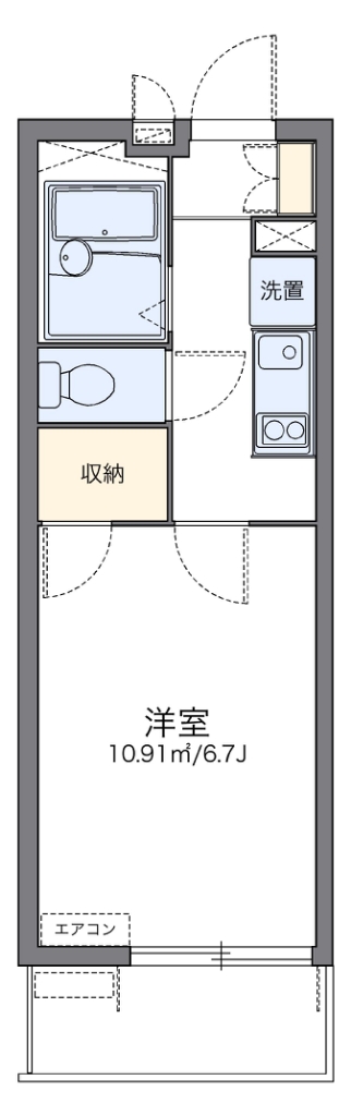 レオパレスＴｏｍａ　Ⅲ 間取り