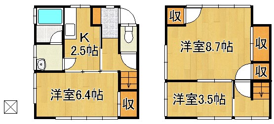 モデレイト若松 間取り