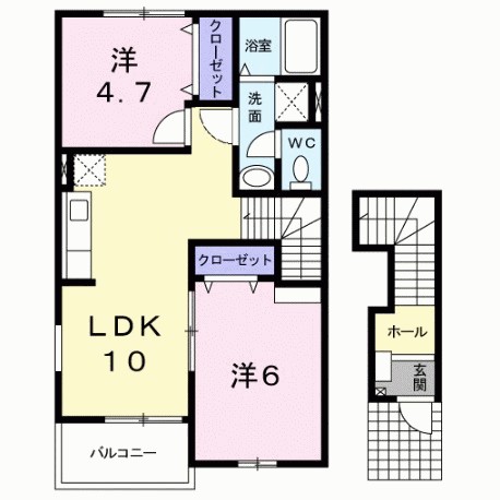 エスポワールⅡ 間取り
