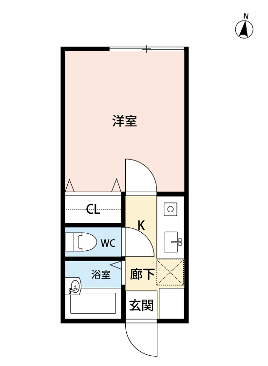 エクシヴ大里Ⅱ 間取り