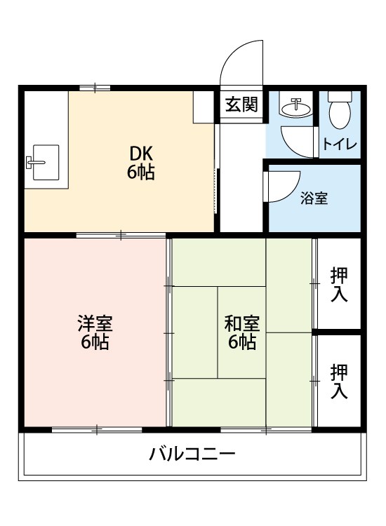 コーポ藤 間取り