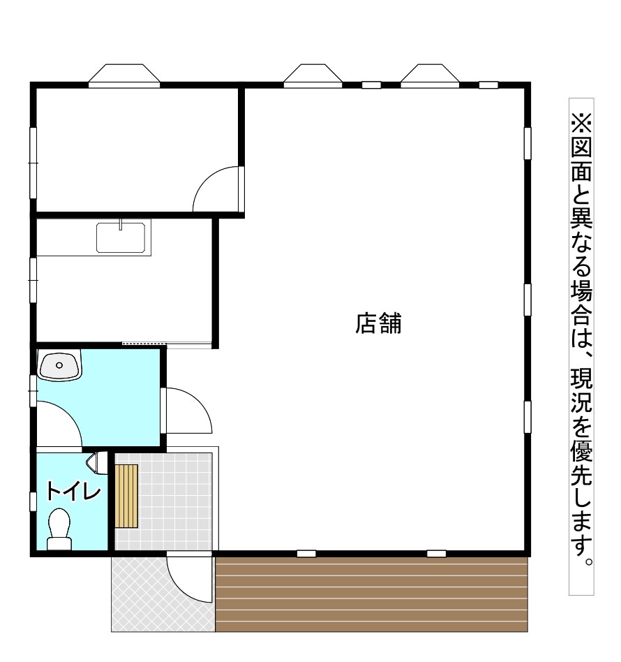 中央三丁目貸事務所 間取り