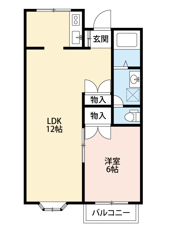メゾン21カワナミ 間取り