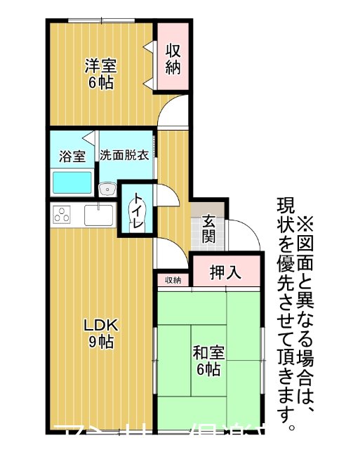 ヴァンヴェール青葉台Ⅱ B棟 間取り