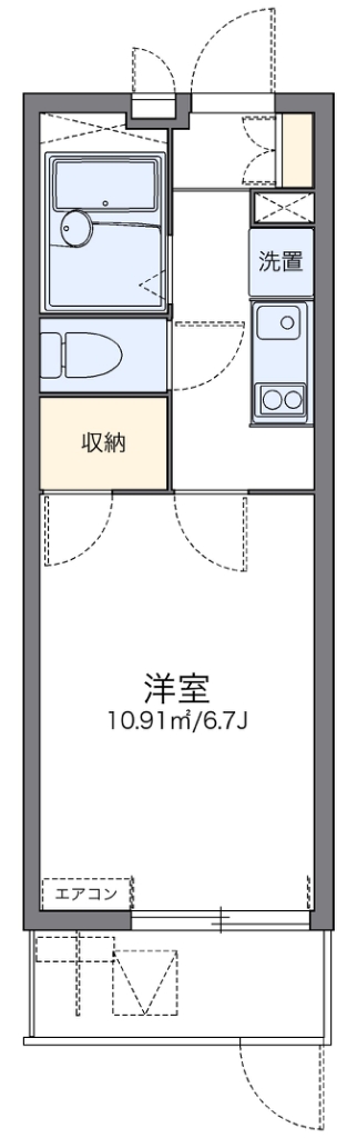 レオパレスＲｕｒｉｎａ 間取り
