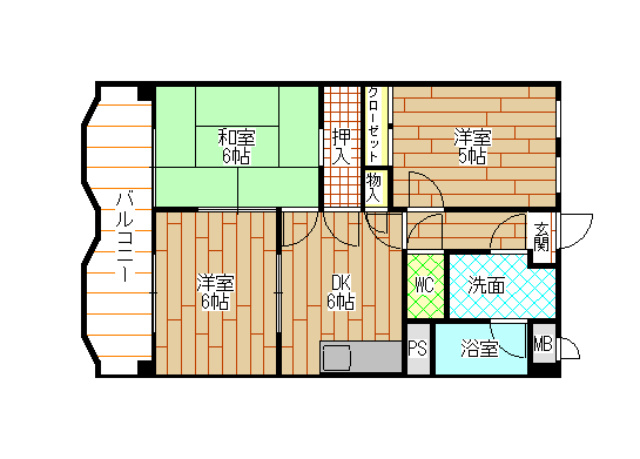 センチュリア芦屋Ⅱ 間取り
