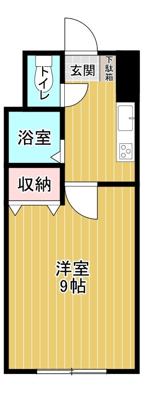 KMマンション八幡駅前Ⅲ 間取り