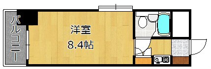 シンコー小倉黄金スカイマンション 間取り