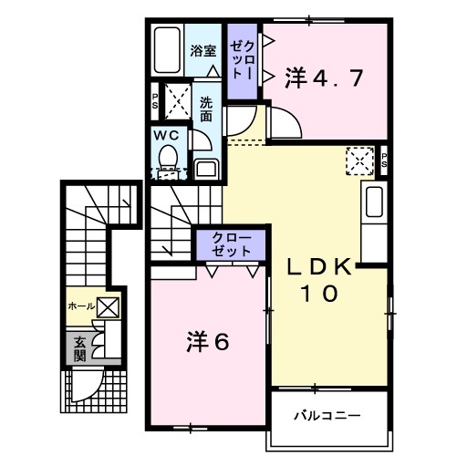 ミルデハイムＢ 間取り