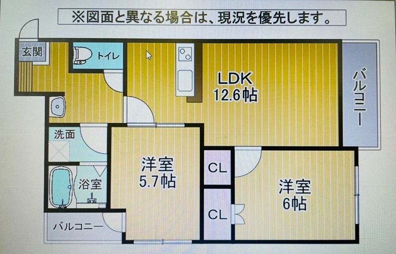 HN石坪302号 間取り