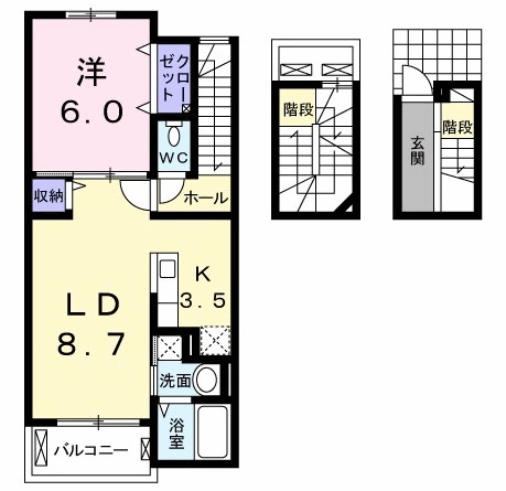 ポルタコスタＡ 間取り