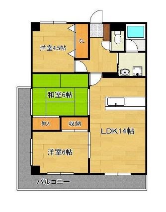 メゾン京良城 間取り