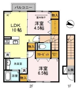 メゾンド・グロウ23 間取り